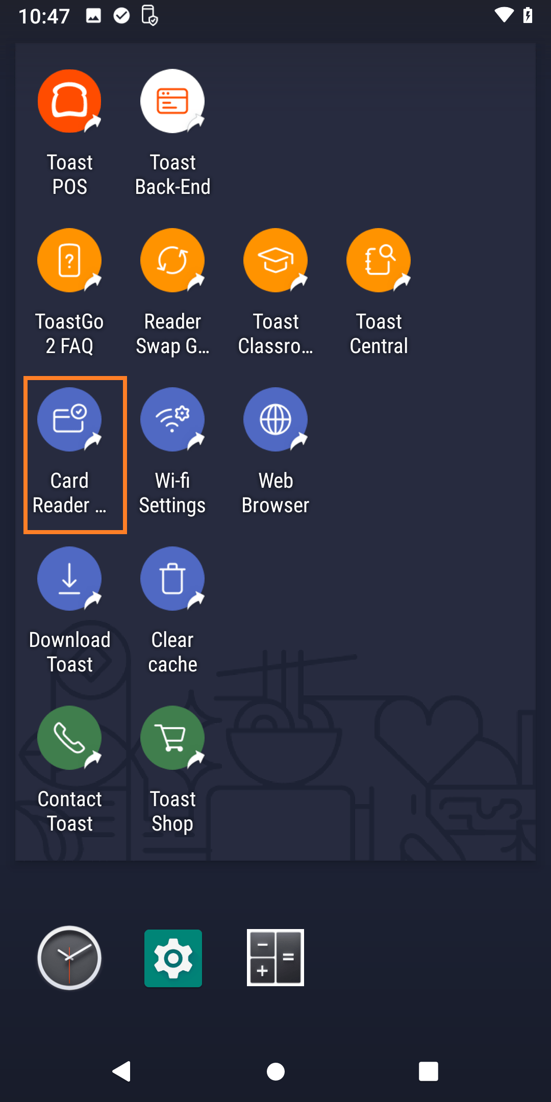 Toast credit card troubleshooting Front Burner
