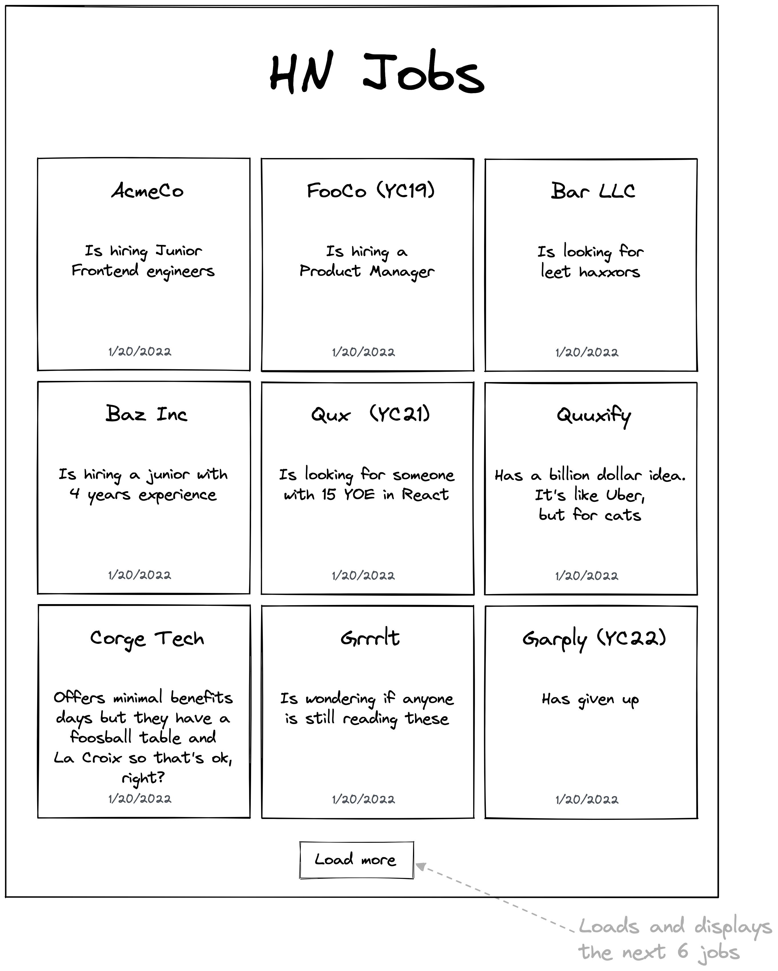 Job board frontendeval