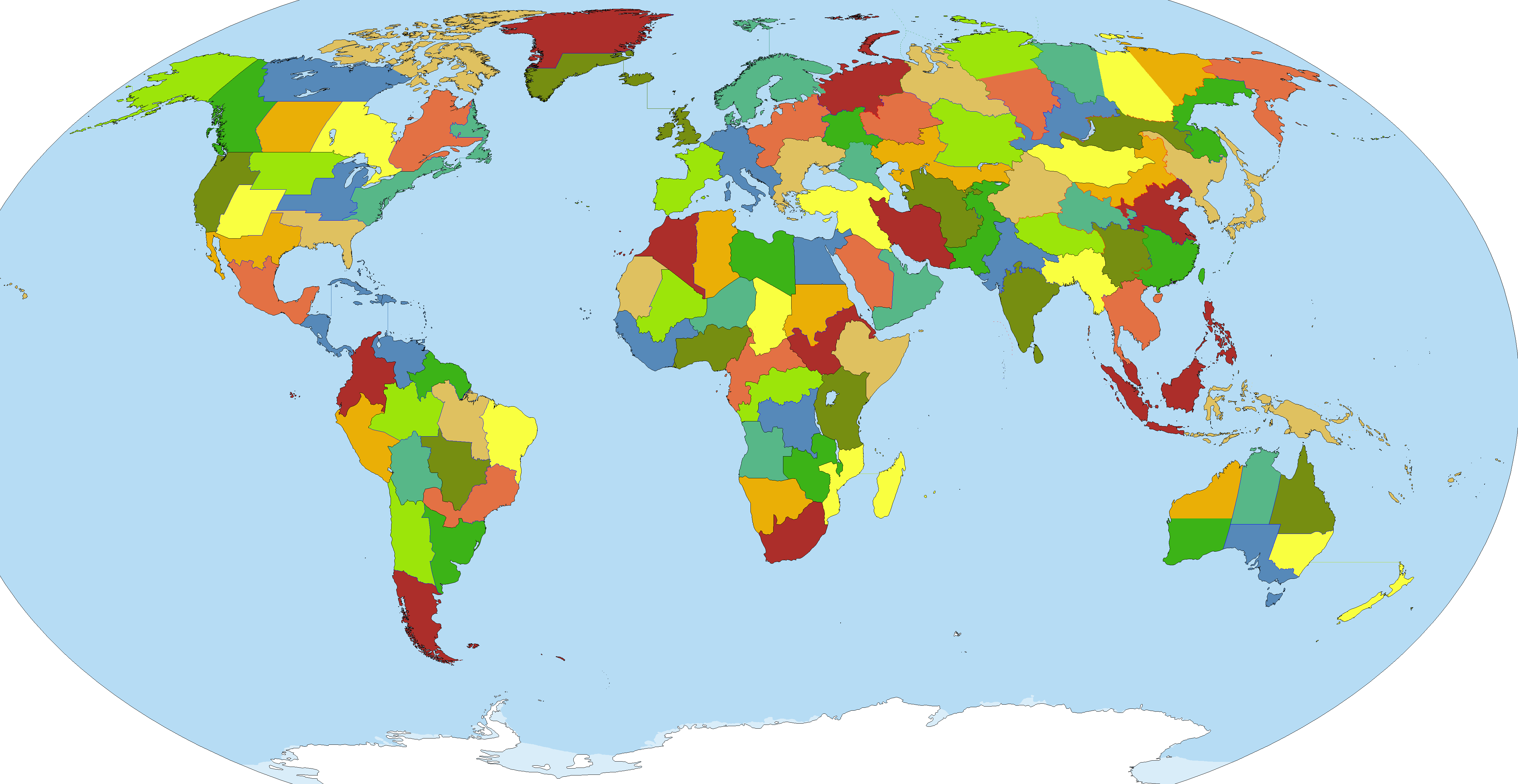Mapas De Paises Del Mundo