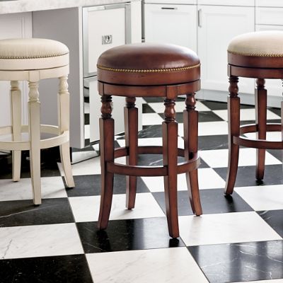 Olivia Swivel Backless Bar Stool - Frontgate (618 x 618 Pixel)