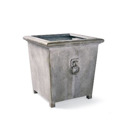 Lowe Square Zinc Planter Frontgate