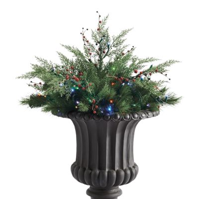 Winter Pine Cordless Urn Filler Frontgate