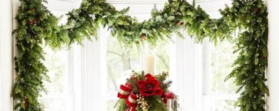 5 Ft Christmas Garland DECORATING WITH GARLANDS Home + Style
