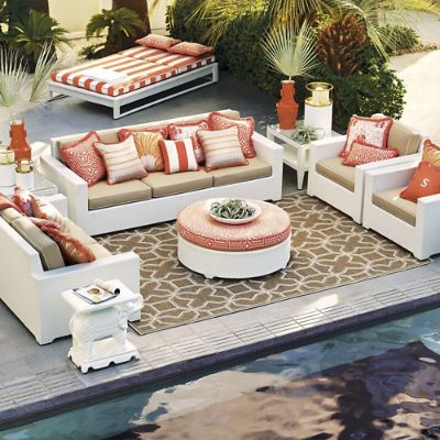 White Wicker Outdoor Furniture Frontgate