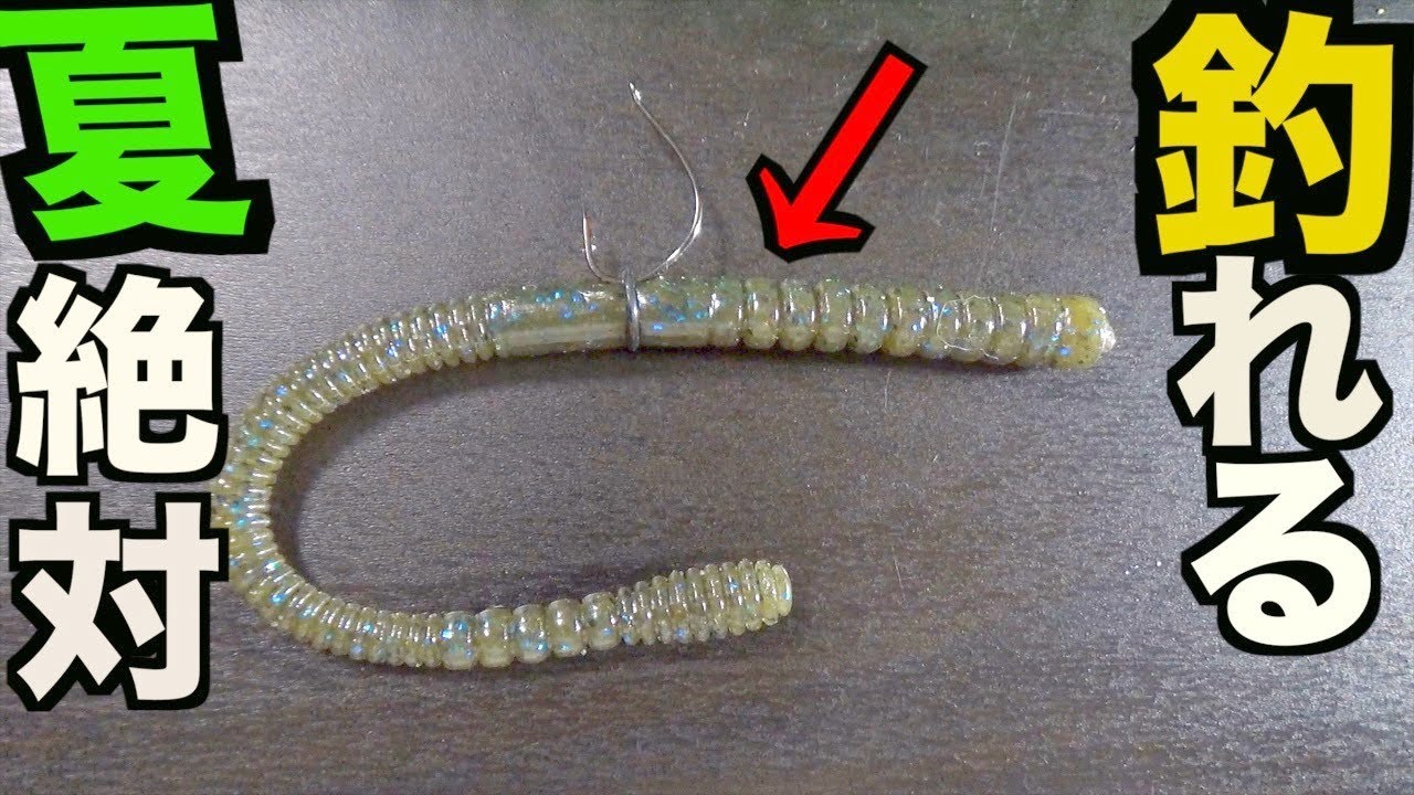 【バス釣り初心者】夏休みに絶対に釣れるワームのやり方！【夏休み絶対つる】＃1 BassTube