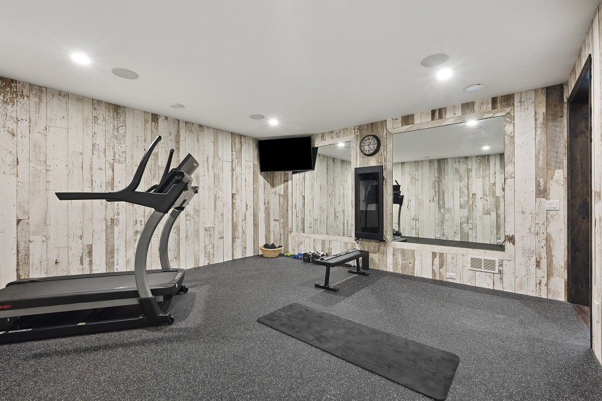 Monticello Rustic Basement Remodel Frontier Custom Builders