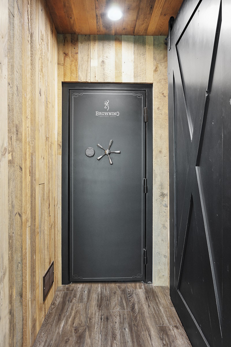 Monticello Rustic Basement Remodel Frontier Custom Builders