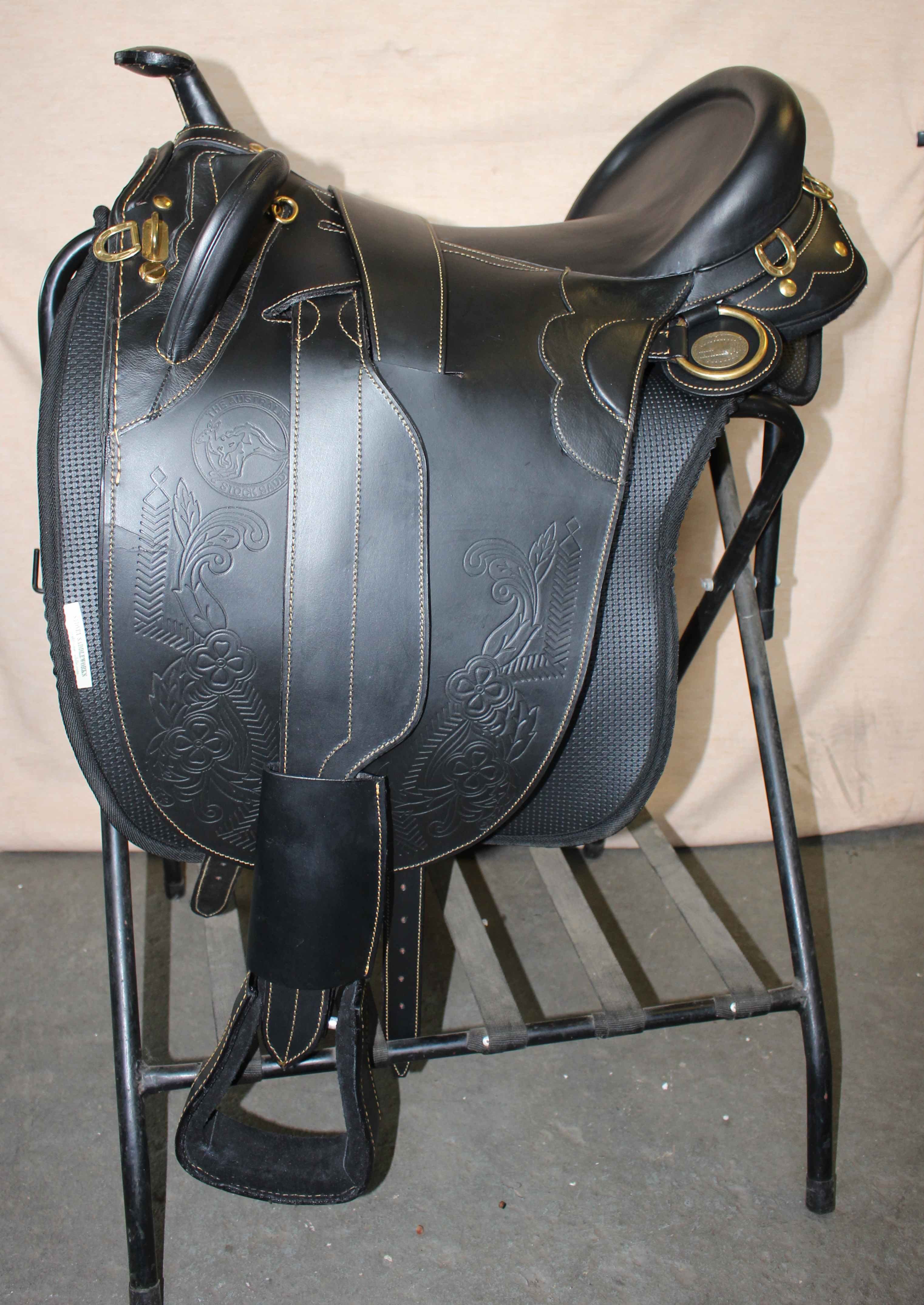 Draft Horse Australian Saddle Black Frontier EquestrianDraft Horse