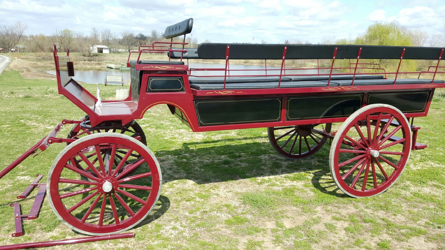 12 Passenger Frontier EquestrianDraft Horse SaddleHorse