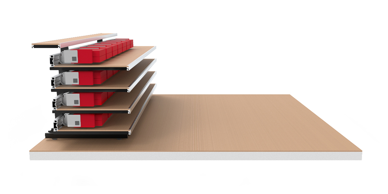 Retractable Seating Frontier Workspace Group