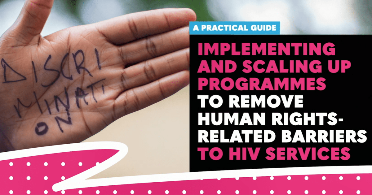 Implementing and scaling up programmes to remove human rightsrelated