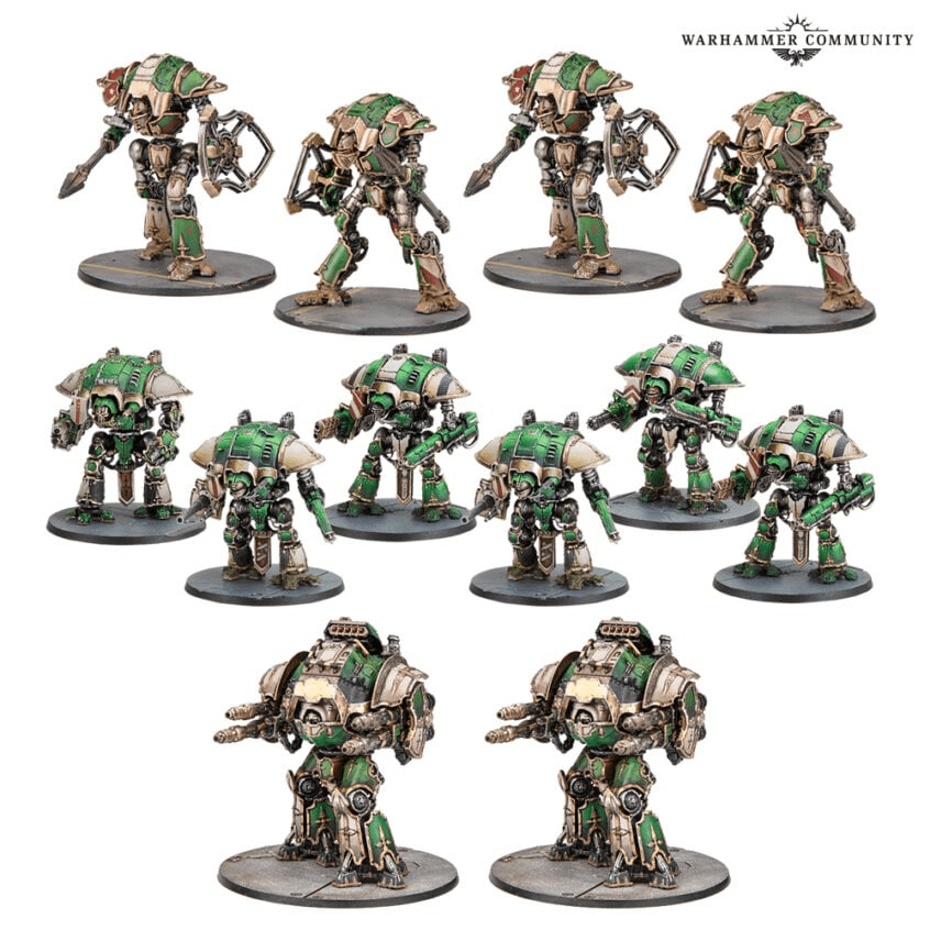 Reinforcements on the Horizon New Titan and Knight House Battle Groups