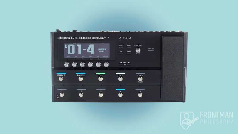 Boss GT-1000 Effects Processor Review - Frontman Philosophy