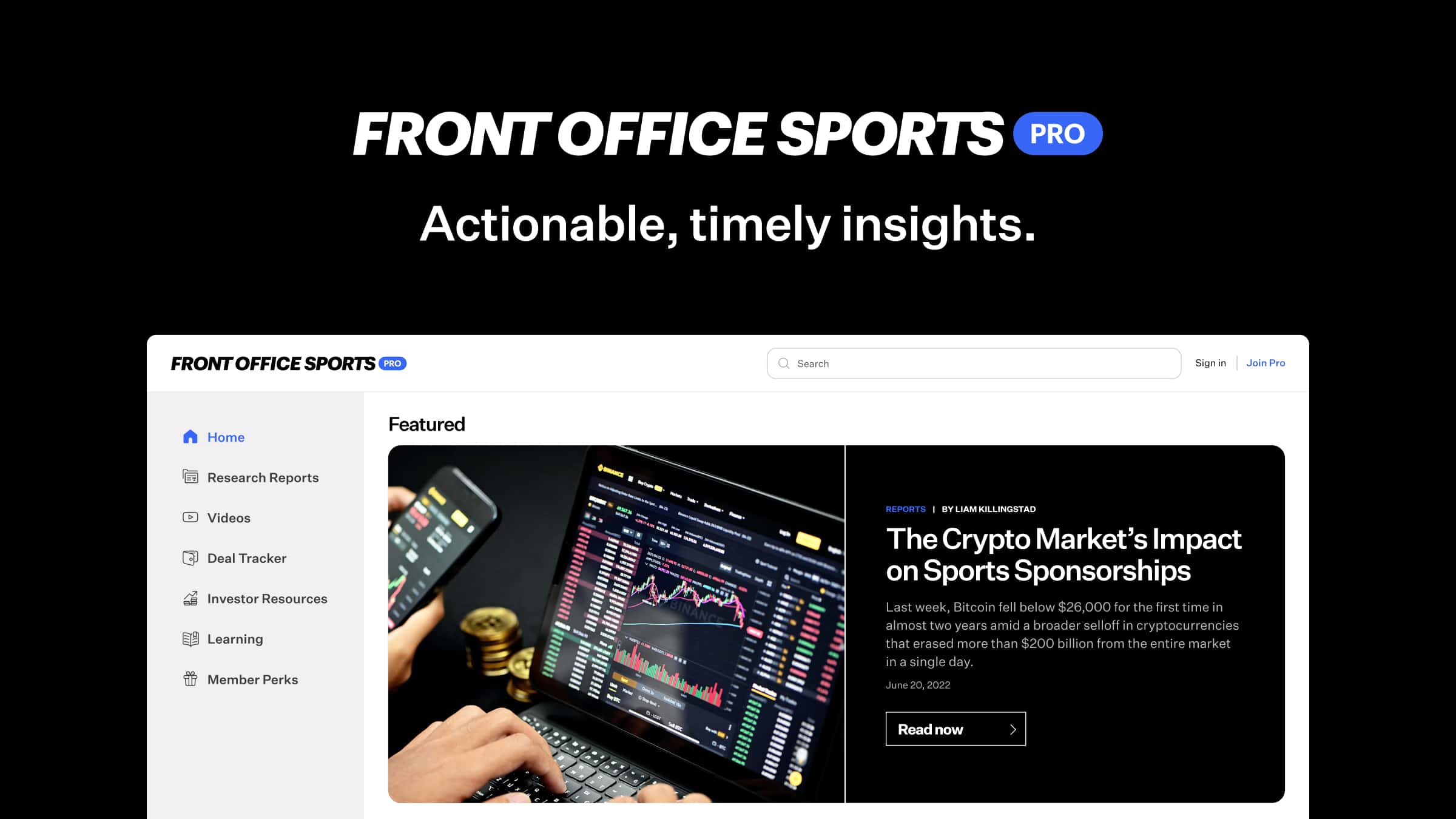 Pro Front Office Sports