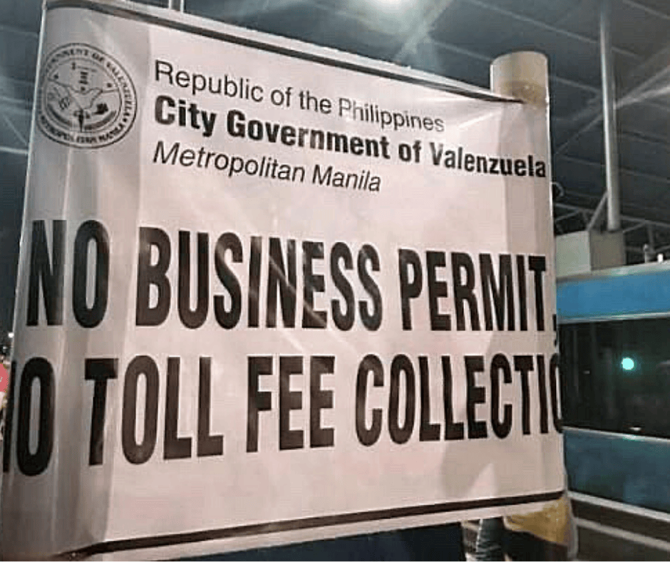 Business permit ng NLEX, sinuspinde ng Valenzuela LGU