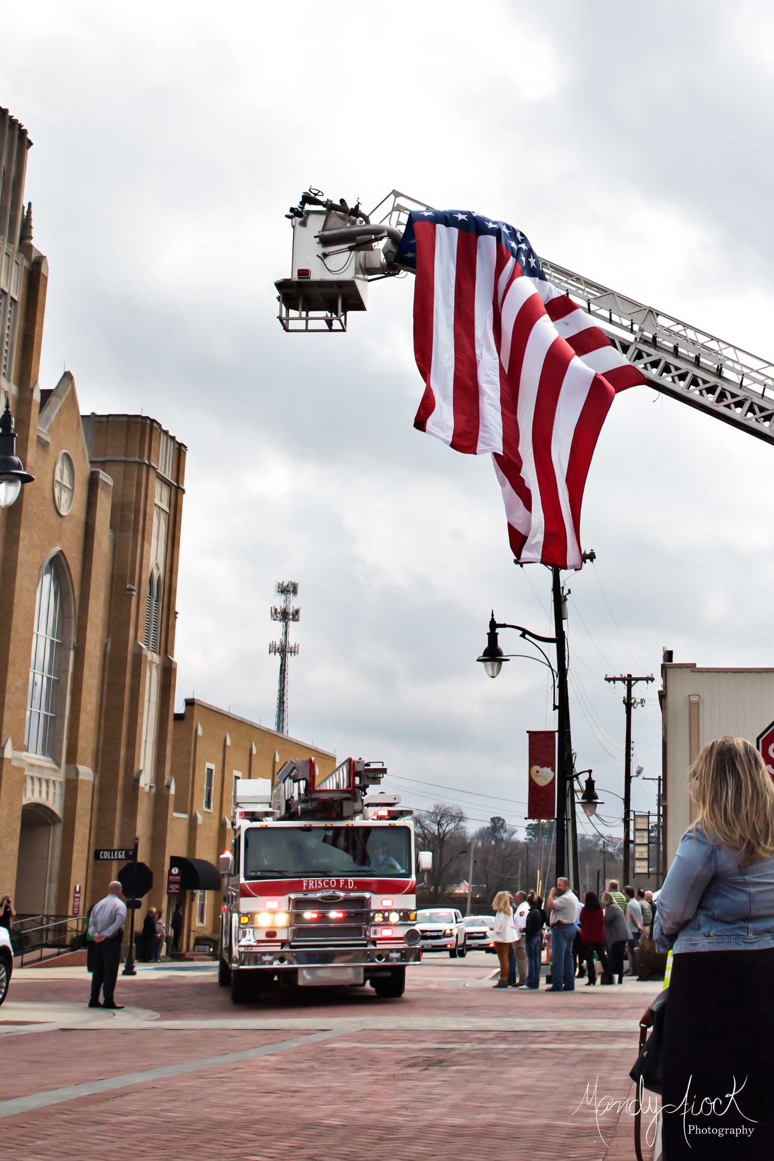 Photos from Downtown Sulphur Springs as Local Firemen Honor Steven