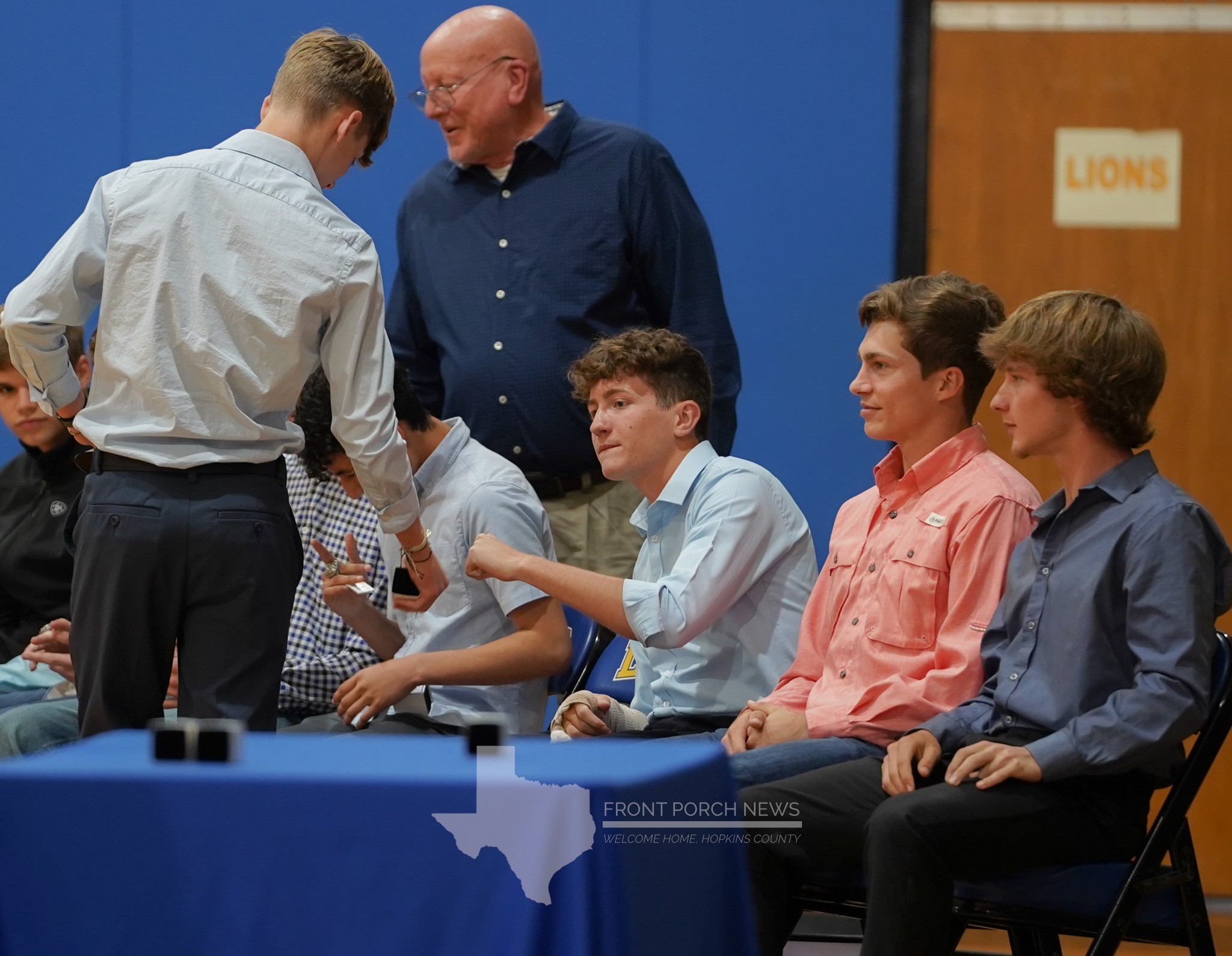 2023 Saltillo ISD cross country ring ceremony Front Porch News Texas