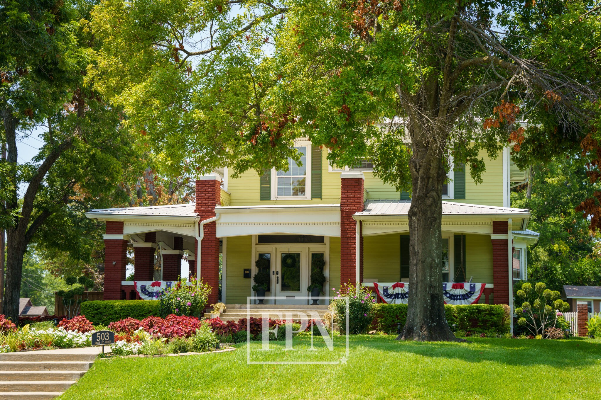 History of the Jones & Tramel Historic Homes Front Porch News Texas
