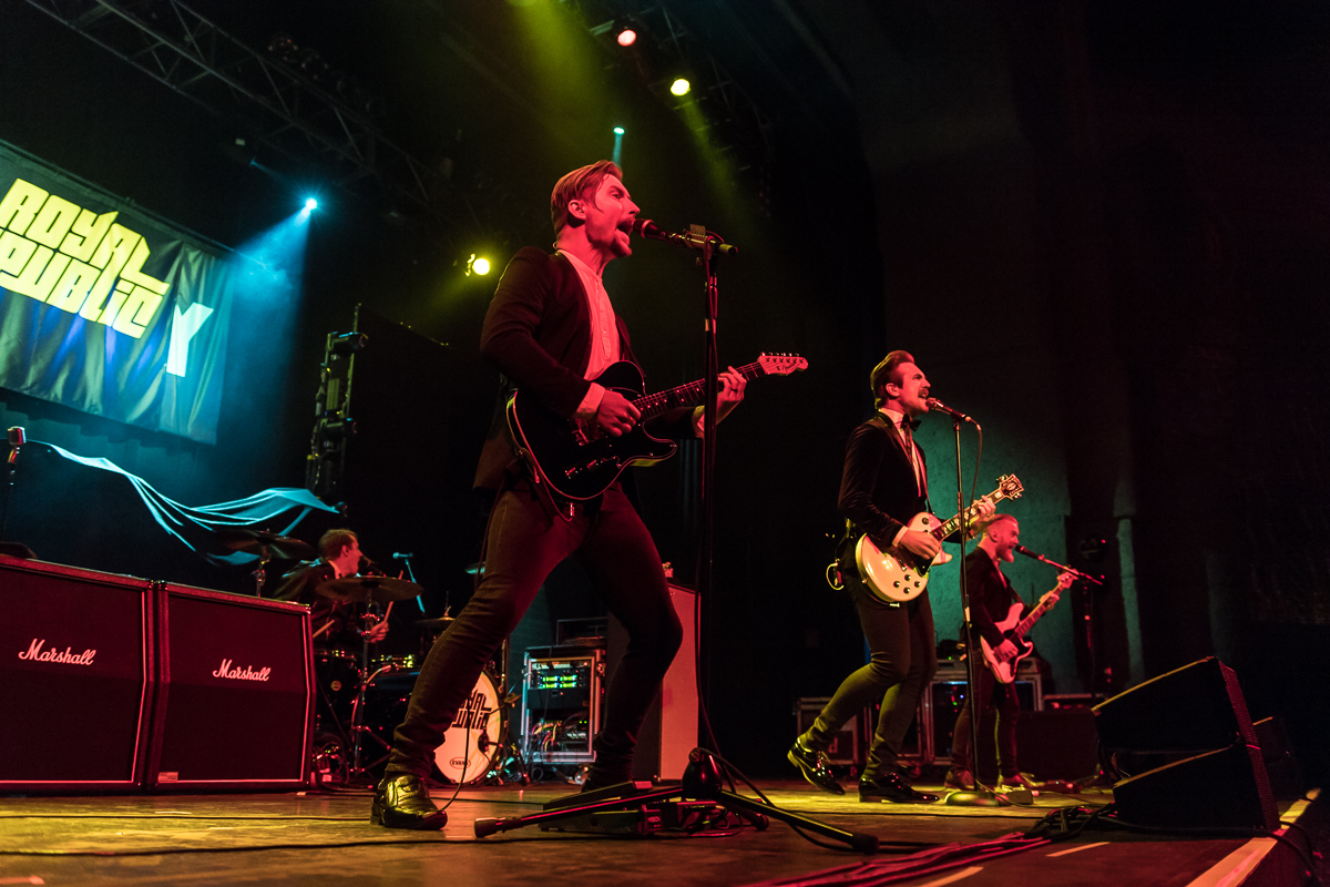 Theory of a Deadman at the Aztec Theatre San Antonio Front Row Center