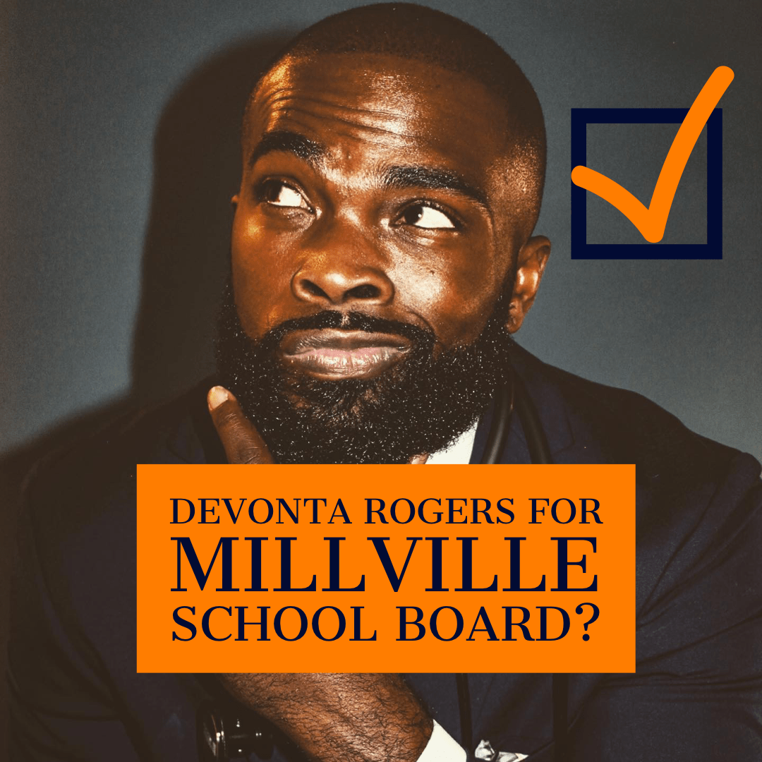 Devonta Rogers Meets Obligation in Millville School Board Run Front