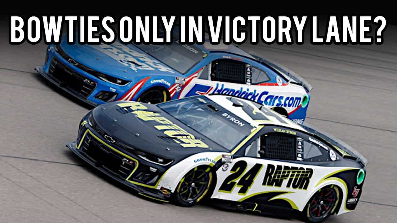 NASCAR Mailbox Is Victory Lane Attire Bowties Only?