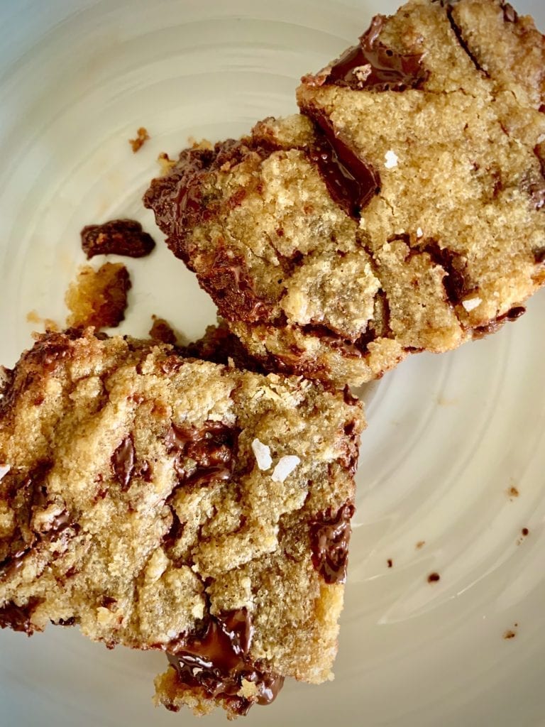 Browned Butter Blondies = Your New Fave Cookie Frosted Kale