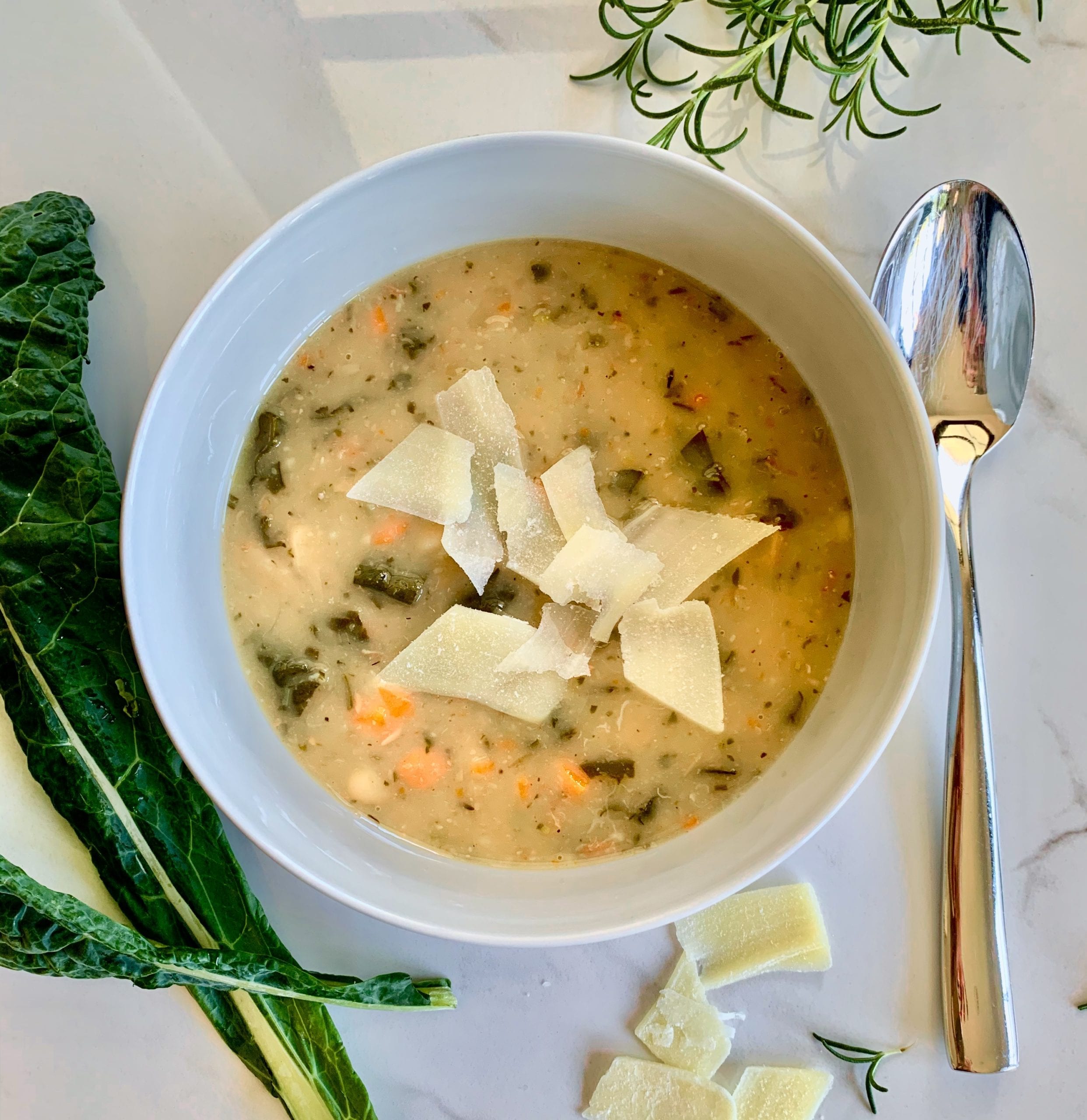 Easy White Bean Soup Recipe With Pancetta And Kale Frosted Kale