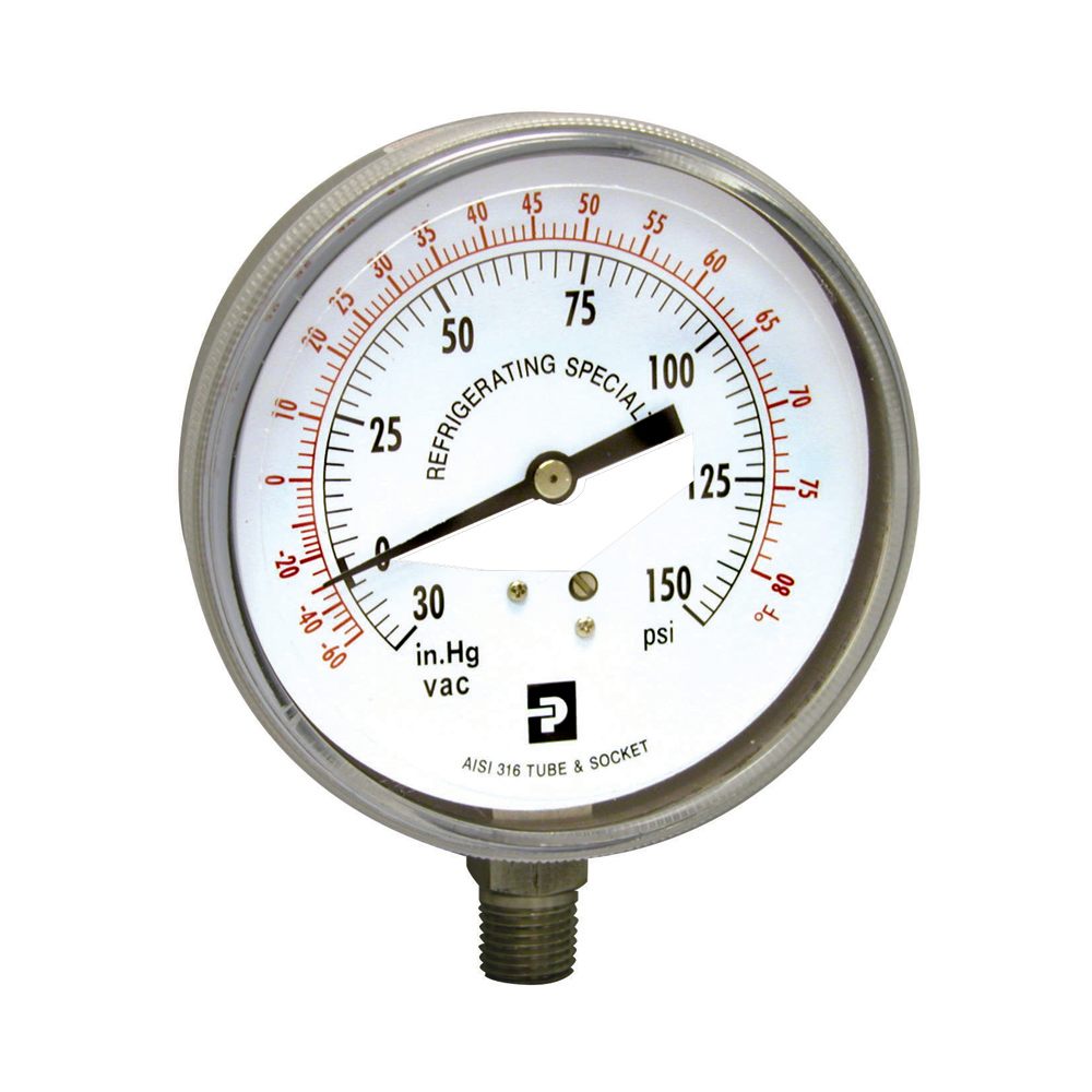 Parker 21/2", 31/2" & 6" Refrigerant Pressure Gauges
