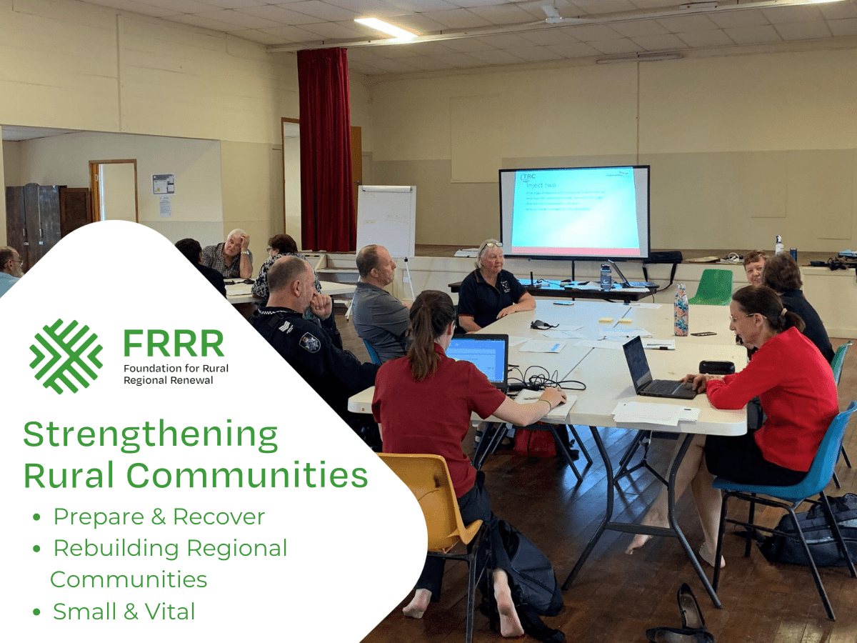 Strengthening Rural Communities Prepare & Recover FRRR