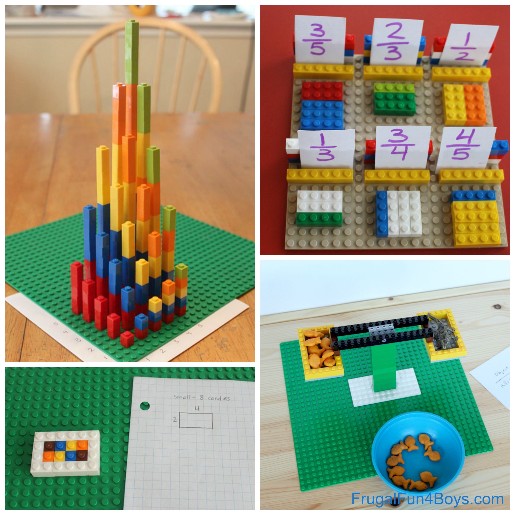 LEGO Learning 25 Math and Language Ideas for Preschool through Third Grade