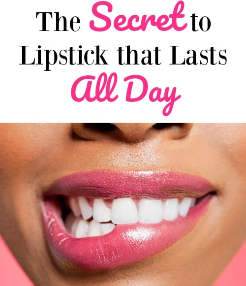 The Secret to Lipstick that Lasts All Day The Frugal Ginger