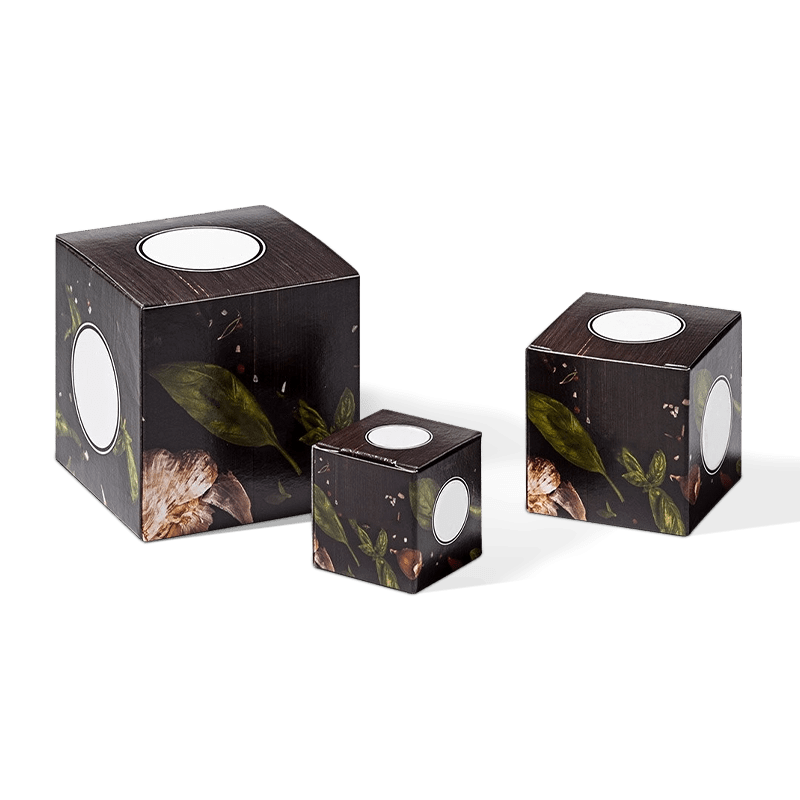 Get custom printed candy boxes in 3 different sizes