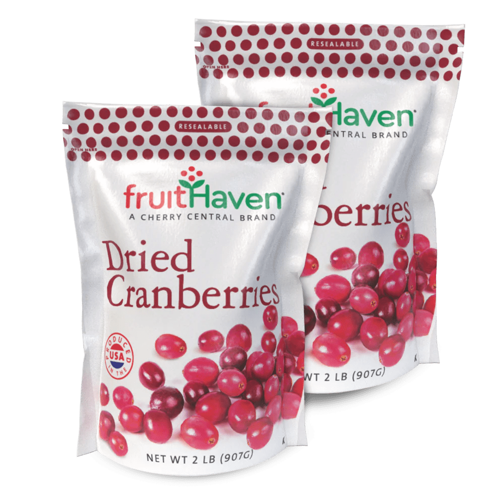 32oz Dried Cranberries, 2 Pack fruitHaven
