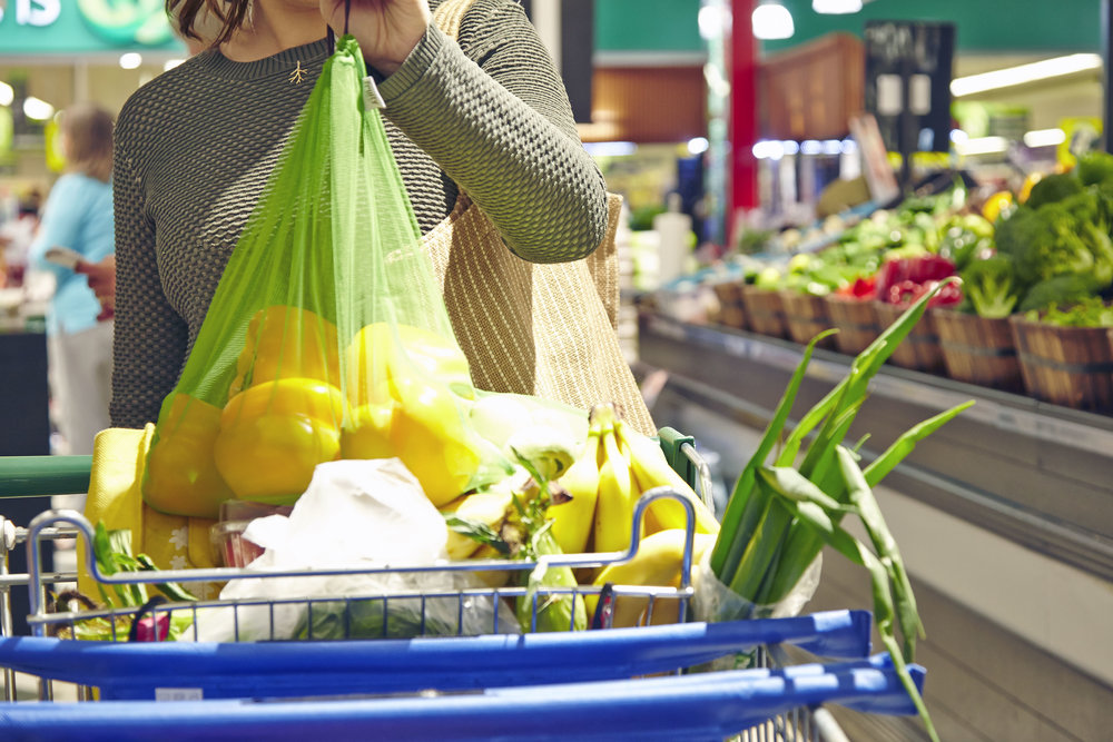 Reusable Poly Mesh Fruit and Veg Bags Reusable Fresh Produce Shopping
