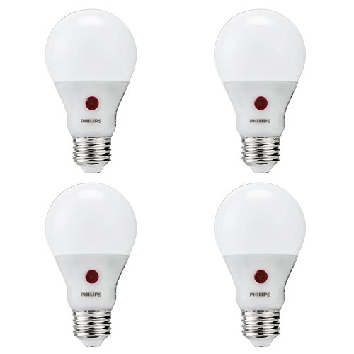 Philips LED NonDimmable A19 Frosted Light Bulb 800Lumen, 2700Kelvin