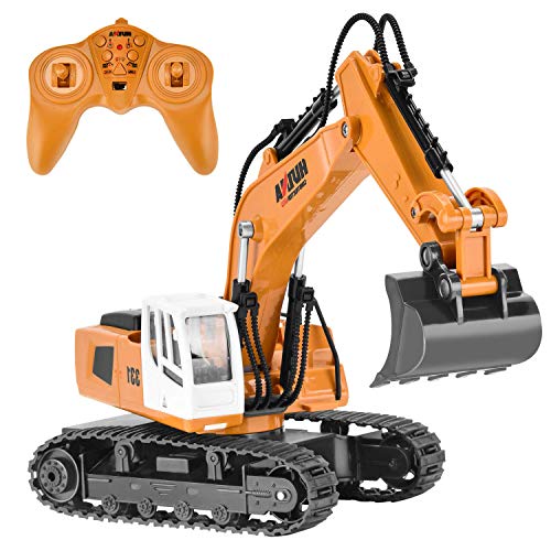 Eholder RC Excavator Toy for Kids Boys Full Function Remote Control