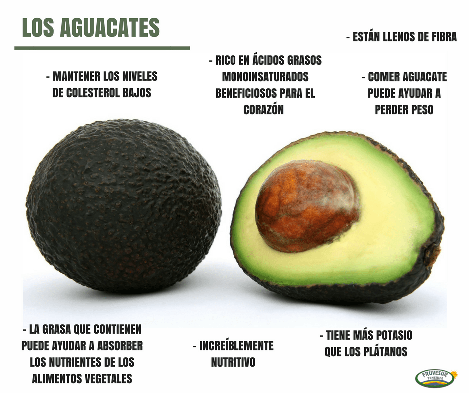 Aguacate y sus propiedades Fruvesur