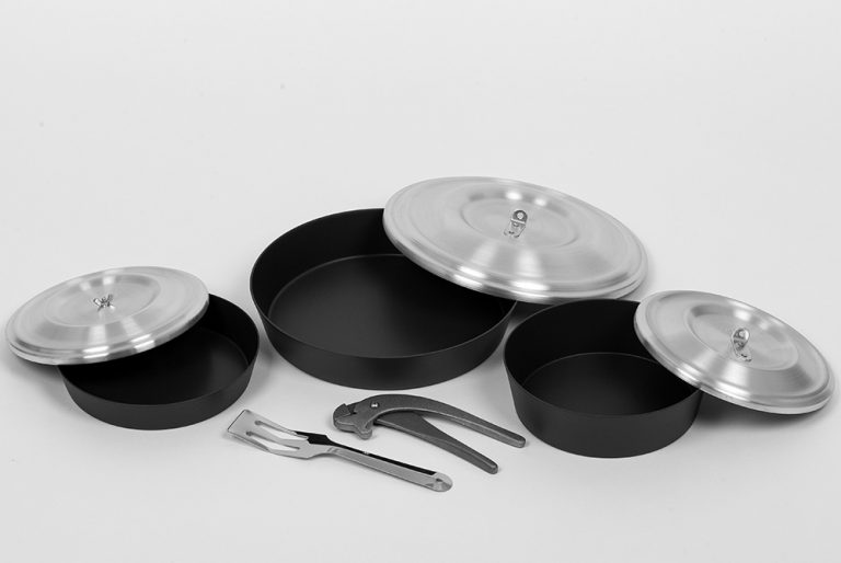 FryBake Pans for Outdoor Cooking Frying and Baking