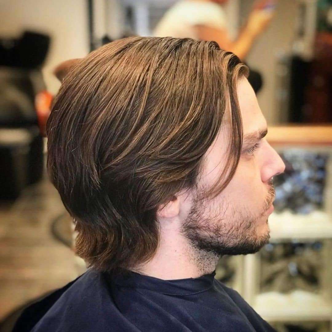 Fryzury męskie na długie włosy 2020 (50 zdjęć) wygolone