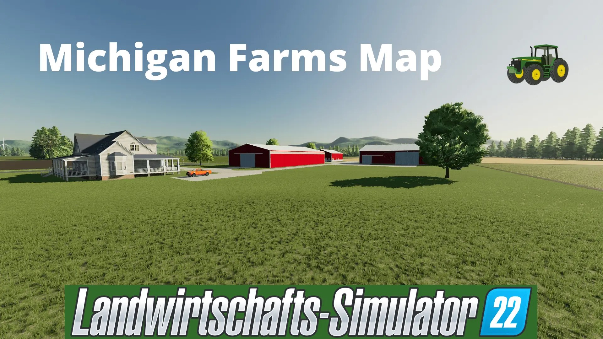 LS22 Michigan Farms Map FSMods.eu