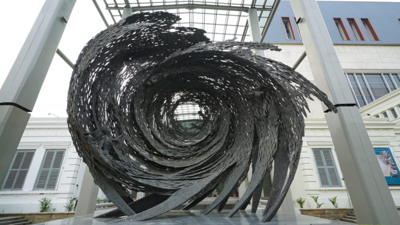 Pusaran Air Perunggu di Museum Nasional