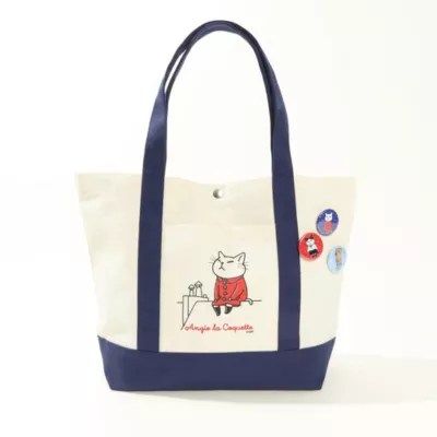 Angie La Coquette 麗しのアンジー(アンジー・ラ・コケット ウルワシノアンジー)のキャンバスバイカラートートバッグ通販