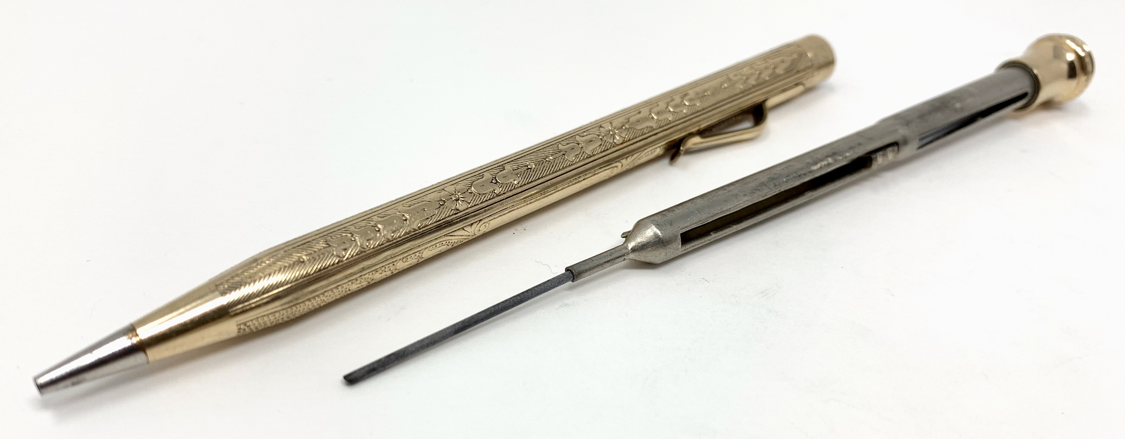 Deco, Edwardian, and Victorian propelling pencils D.E. Wittkower