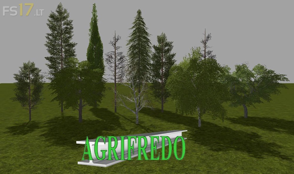 Trees Pack v 1.0 FS17 mods