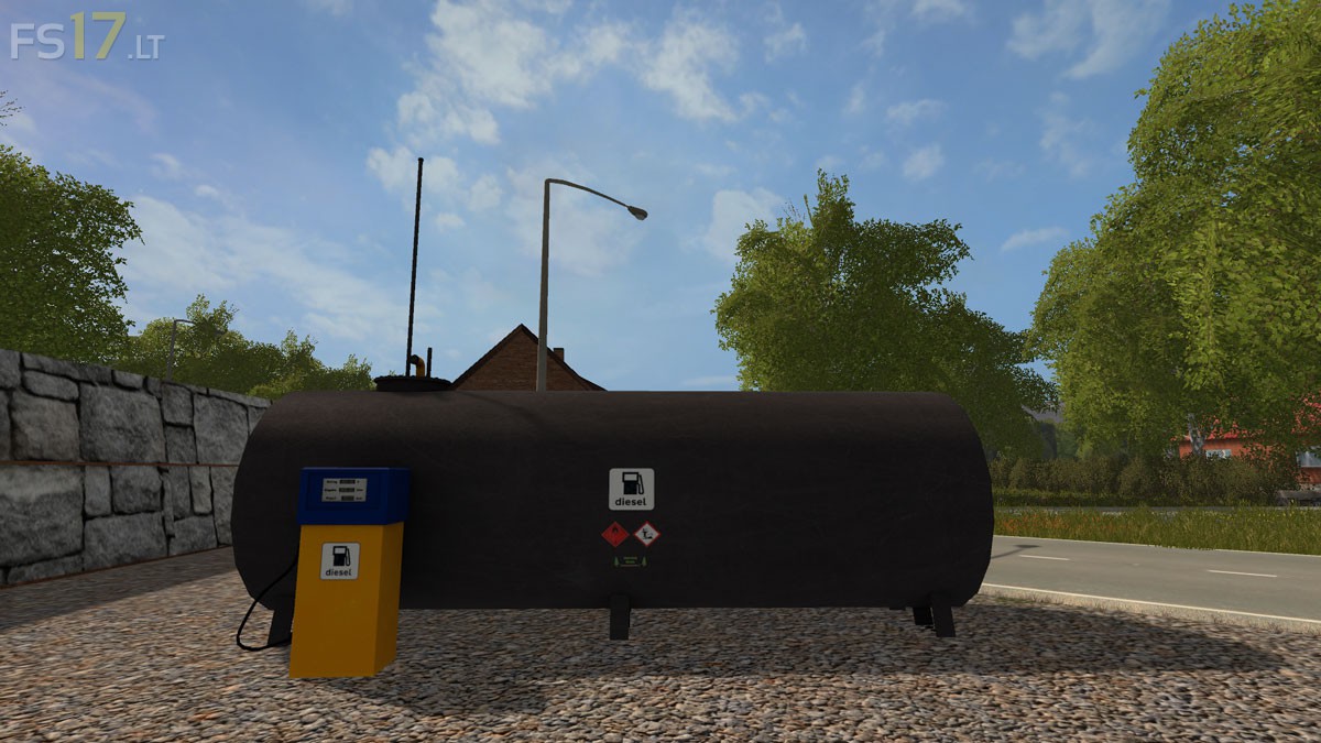 Placeable Gas Station v 1.0 FS17 mods