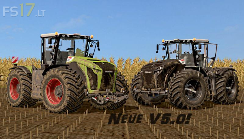 Claas Xerion 40005000 (3rd Generation) v 5.0 FS17 mods