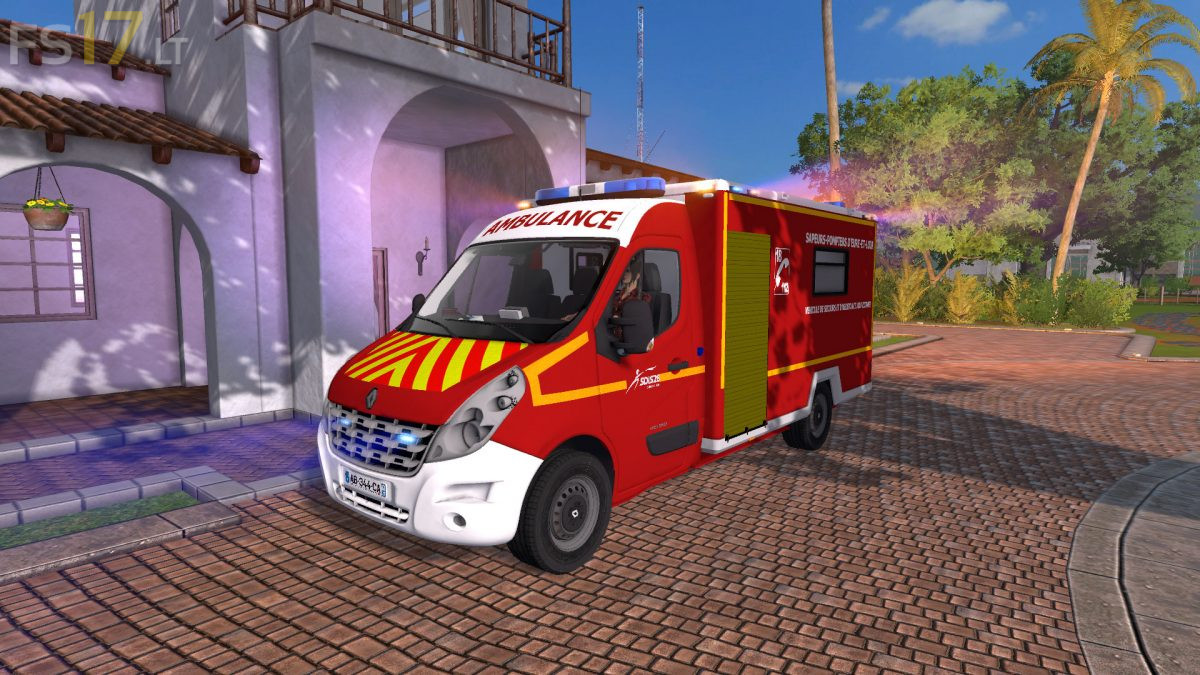 Renault Master Ambulance v 1.0 FS17 mods