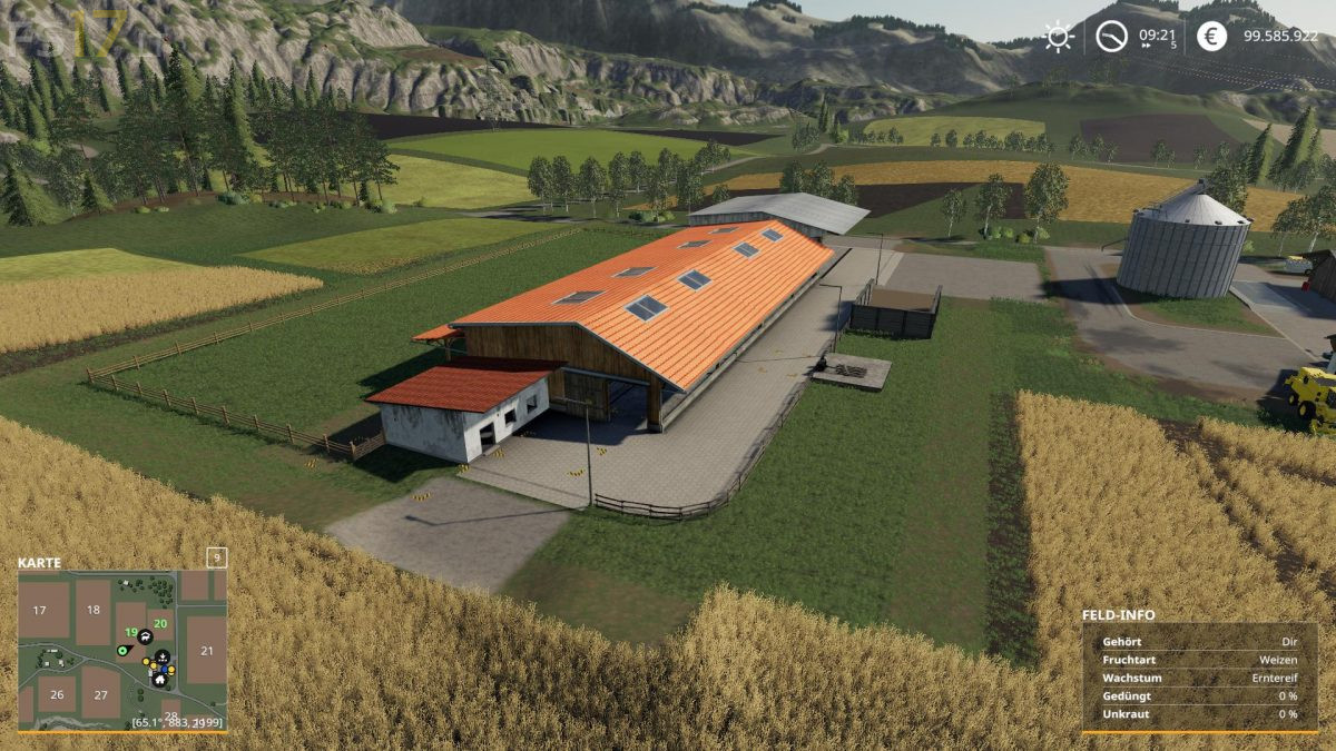 Placeable Cowshed v 1.0.0.1 FS19 mods