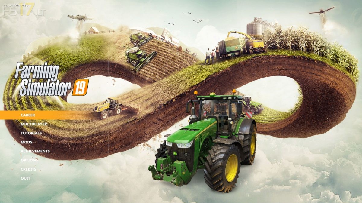 Modern Farming Menu Background v 1.0 FS19 mods