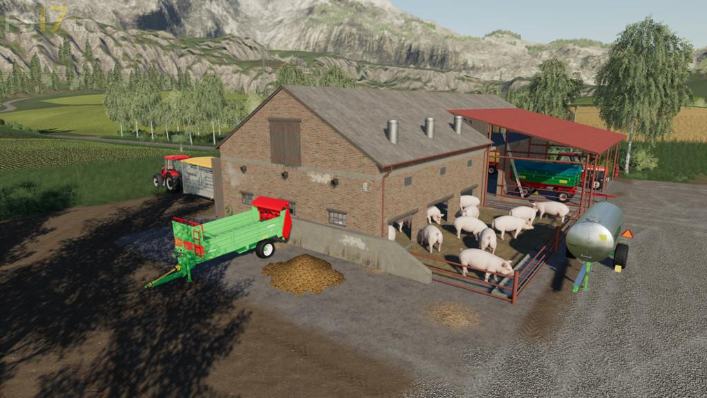 Placeable Pigsty v 1.0.0.2 FS19 mods